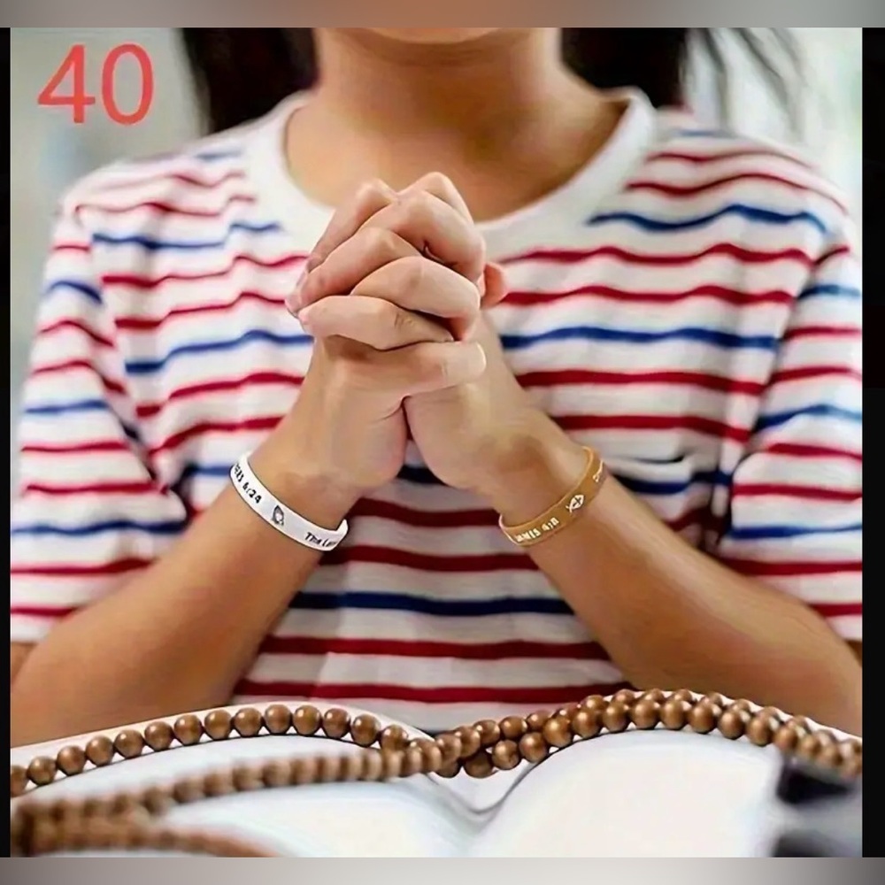 Assorted Scripture Bracelets - Multicolor 2 for $5 - Picture 5 of 7